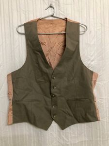 Olive Green Formal Waistcoat