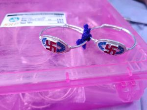 Baby Real Silver Bangles