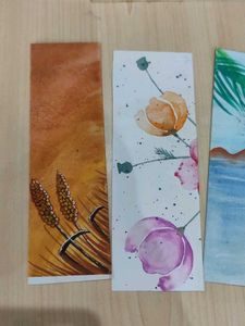 Handmade Watercolor Bookmarks