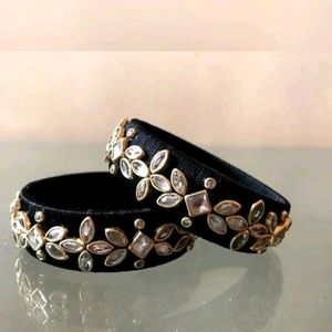 Kundan Work Bangles ❤️