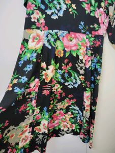 Floral Print Midi Dress