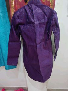 Levender Charming Men&#39;s  Brocade Silk Kurta