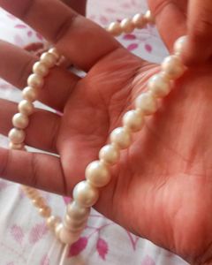 White Beautiful Pearl Necklace 😍