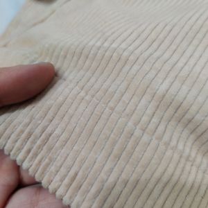 Cream Colour Corduroy Cargo Skirt