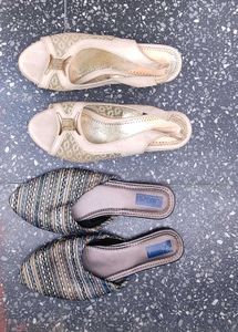 Elegant Flats & heel sandal