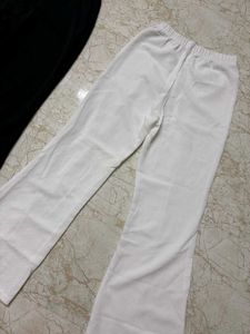 Black &amp; White Flare Pants
