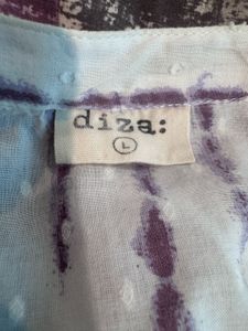 Diza by Westside Tie-Dye White Kurta