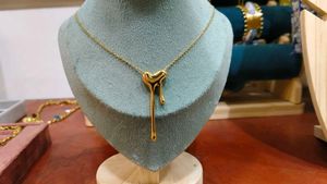 Dripping Heart Necklace