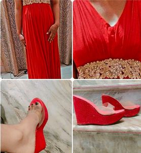 Party Wear Gown Hells Free