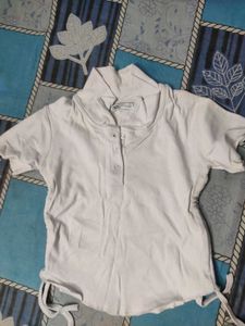 Cute White ZARA Top