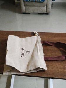 Tanishq Jute Bag With Zip New
