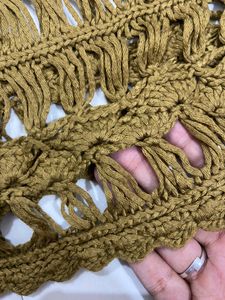 knitted olive green top