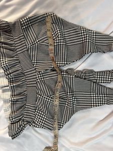 Bralette Check Pattern Top