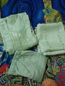 Beautiful Kurti Dupatta Paint