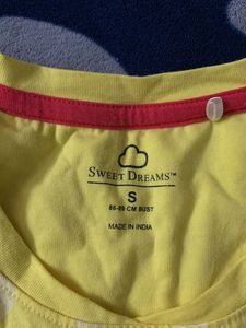 Women Yellow Top