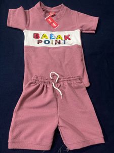 Cute Pink Kids' Matching Set