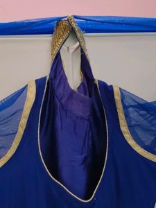 Elegant Blue Embroidered Kurta Set