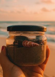 Goa Seashell Sand Art in Jar