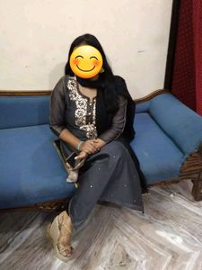 Grey Heavy work Kurti