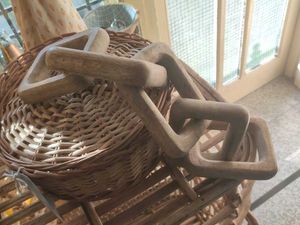 5 piece Wooden Chain Link Decor