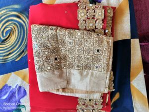 Combo Pack 2Blouss And Saree + Bangles For Swati3