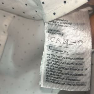 Formal Shirt White With Black Dots