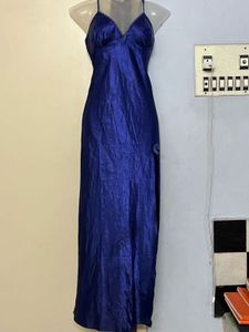 Pintrest Silky Blue Gown
