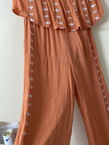Off Shoulder Jump Suit