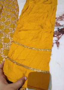 🔥Yellow Embellished Salwar Kameez🔥
