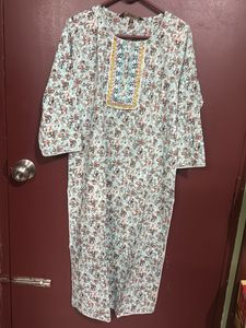 Floral Print Kurta Set