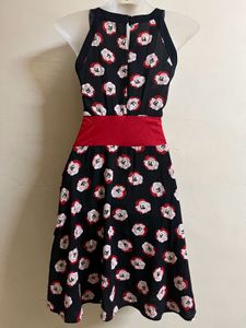 Korean Pintrest Flared One Piece🖤