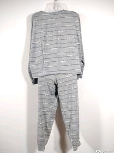 Day Dreams Duvet Days Grey Printed Co-ord (Womens)
