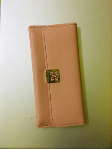 peach pink wallet