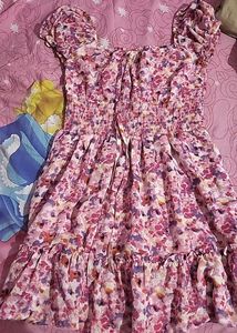 Floral Print Mini Dress