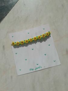 Sunflower Beaded Bracelet