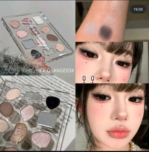 Maybelline 24K Nudes Palette &amp; Her orange Eyeshado