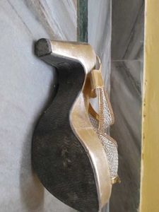 Gold Heels Wedges