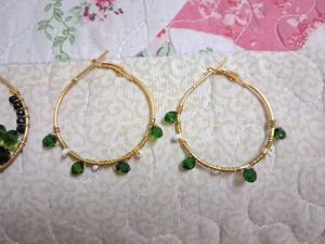 Handmade hoop earring