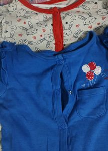 Babyoye Full Sleeves Romper For Baby Girls