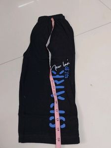 Blue With Black Kids Trowser Set