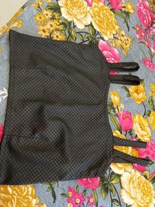 Chic Black Top Stiched Stylish