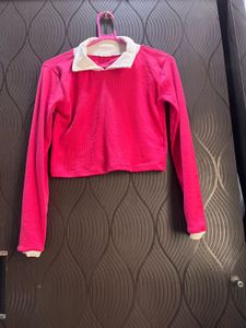 Pink Crop Top
