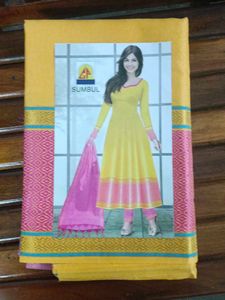Sumbul Yellow & Pink Anarkali Suit