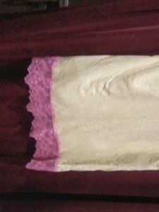 Yellow Lace Trim Lounge Dress