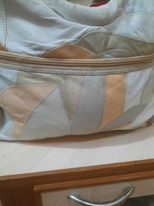 Patchwork Leather Tote Bag