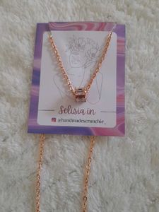 Elegant Rose Gold Necklace