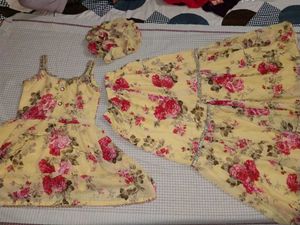 Cute Floral Dress Set