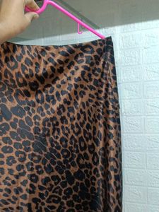 Leopard Print Maxi Skirt