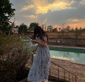 printed skirt