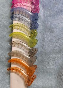 Colorful Hair Claw Clips Pack Of 12